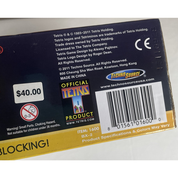 Tetris Link Hands-On Strategy Shape Game Discontinued Family Fun 100% Complete - Picture 3 of 4